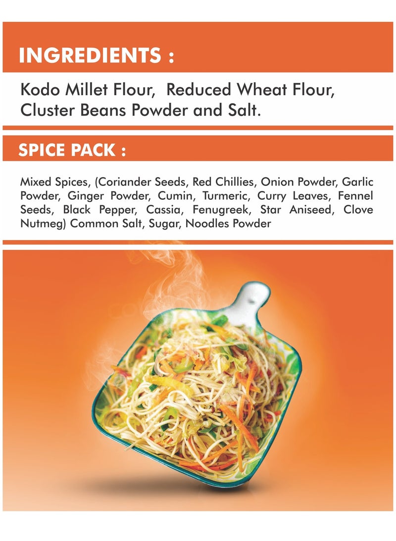 Empowered Millets Kodo Millet Noodles with Masala (180g pack of 2) - Image 4